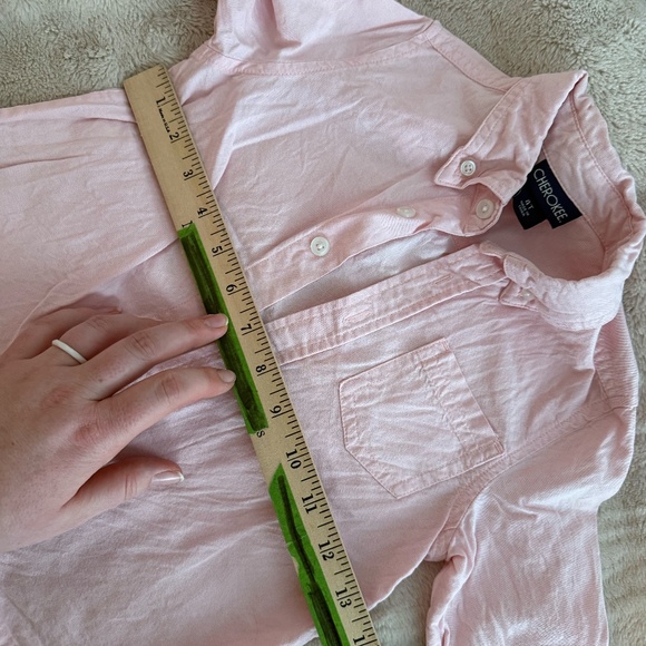 Pink Cherokee button toddler top - Picture 4 of 5